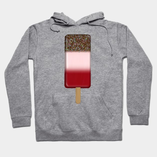 Sprinkles, Strawberries & Cream Hoodie by LozMac